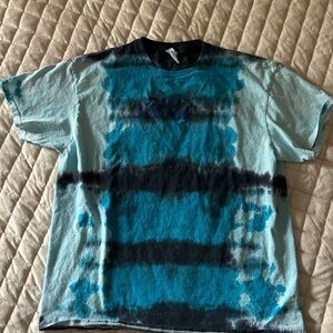 Blue Tie-Dye T-Shirt w/ Blue Ford Logo